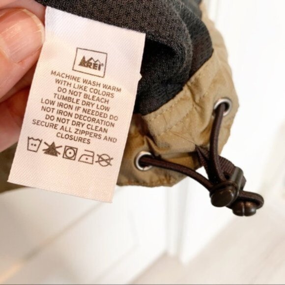 REI Co-op Beige Lightweight Full Zip Jacket With Hood - Size M - Picture 8 of 12